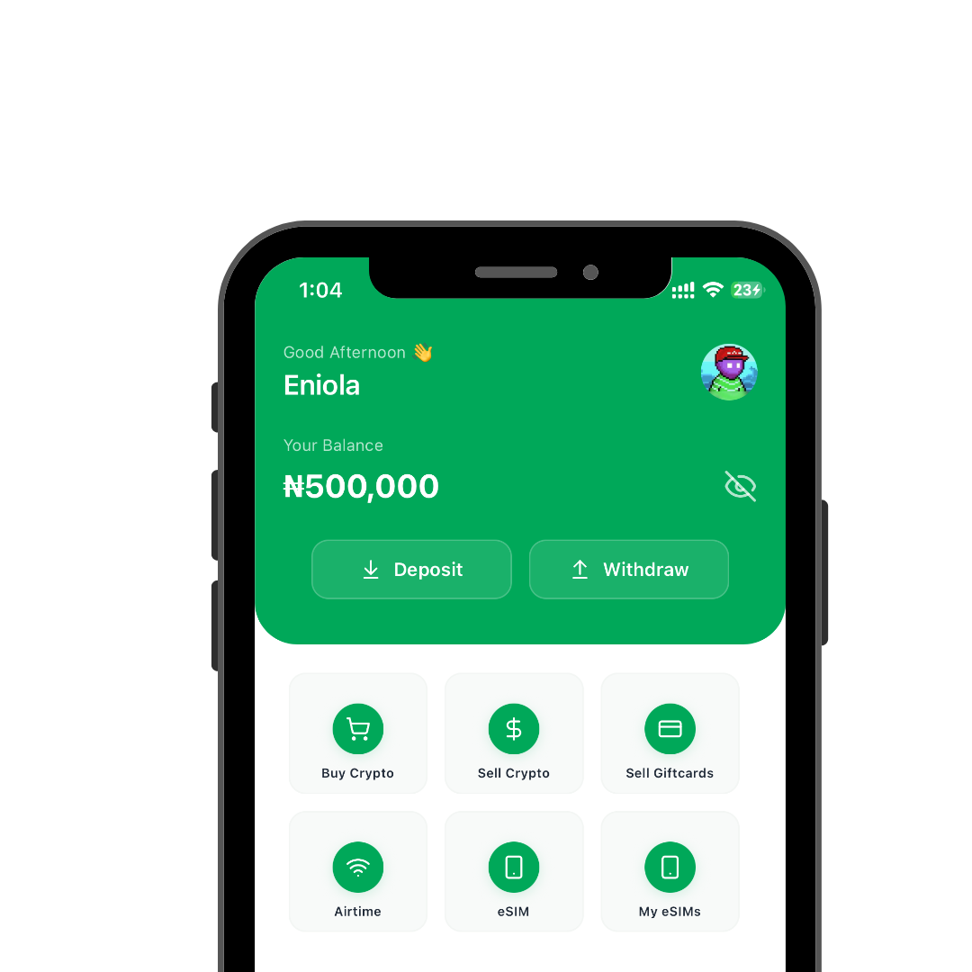 BITLIVA App Interface